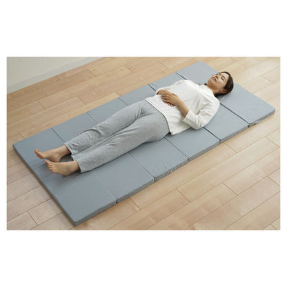 Single 6-Fold High Resilience Mattress Gray
