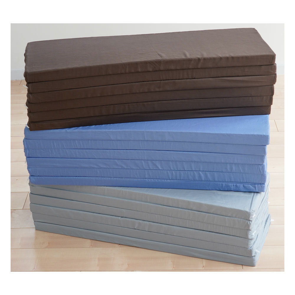 Single 6-Fold High Resilience Mattress Gray