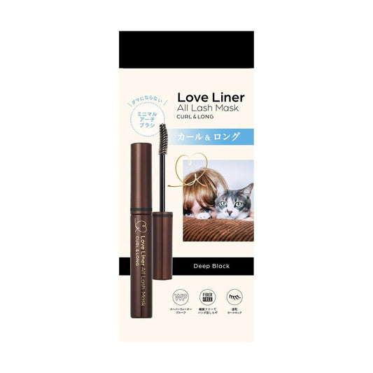 msh Love Liner All Rush Mask Curl & Long Mascara Deep Black