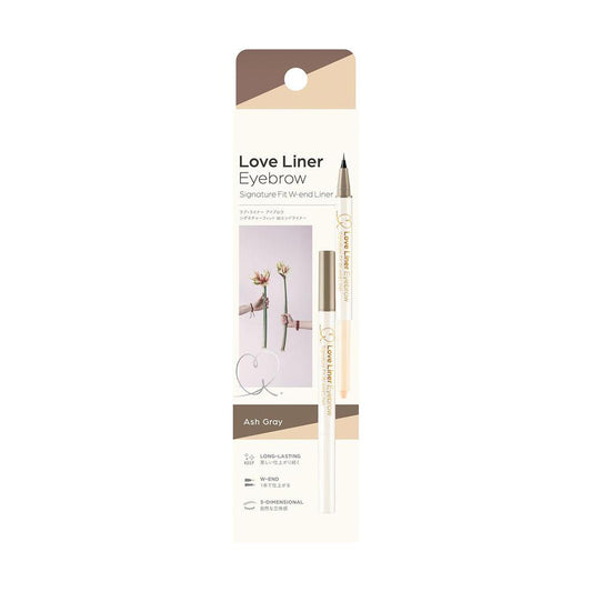 msh Love Liner Signature Fit W-End Liner Eyebrow Ash Gray