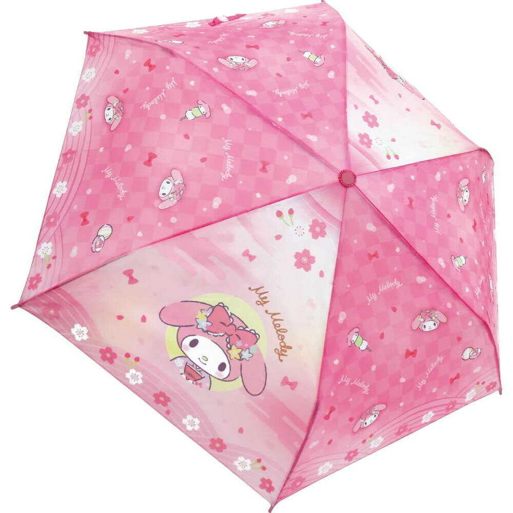 J's Planning 90463 Folding Umbrella My Melody Flower Day 53cm 193g