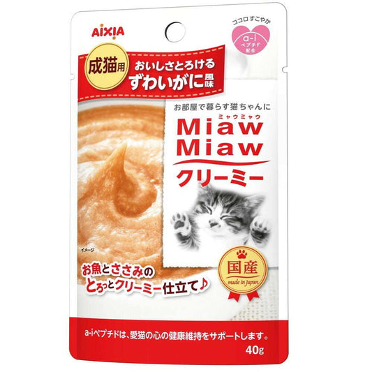 Aixia MiawMiaw Creamy Snow Crab Flavor 40g