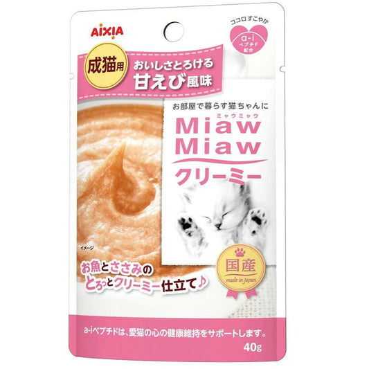 Aixia MiawMiaw Creamy Sweet Shrimp Flavor 40g