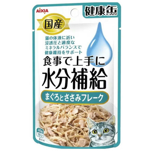 Aixia Domestic Health Can Pouch Hydration - Tuna and Chicken Breast Flakes 40g