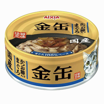 Aixia Gold Can Tuna with Bonito Flakes 70g