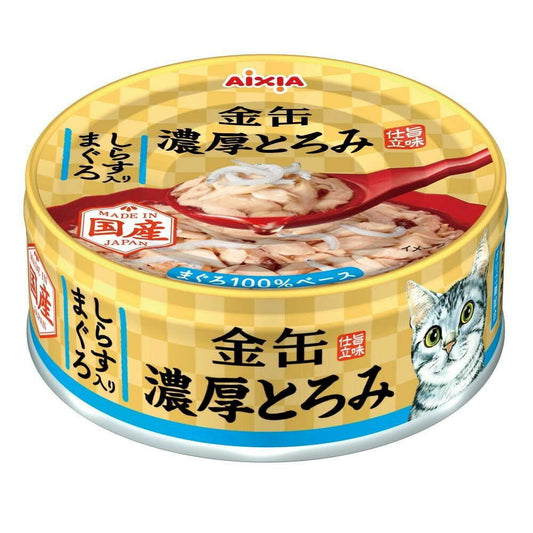 Aixia Gold Can Rich Thick Tuna with Shirasu 70g