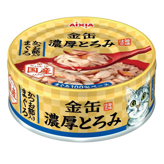 Aixia Gold Can Rich Thick Tuna with Bonito Flakes 70g