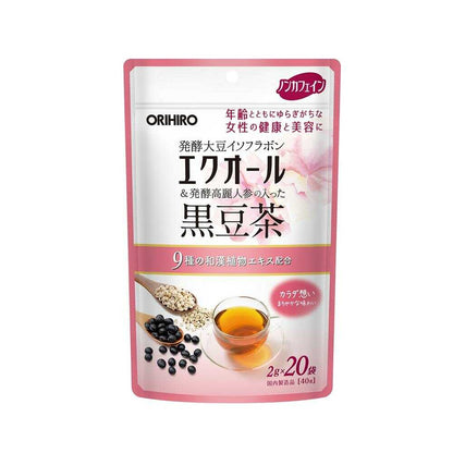Orihiro Equol Fermented Korean Ginseng Black Bean Tea 2g x 20 Bags