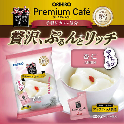 Orihiro Purun Konjac Premium Cafe Almond Flavor 20g x 10