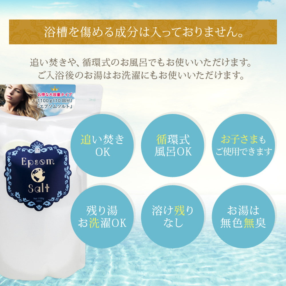 Biospa Epsom Salt 1100g