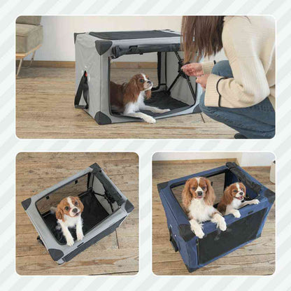 Dial Compact Crate One-Touch M Navy