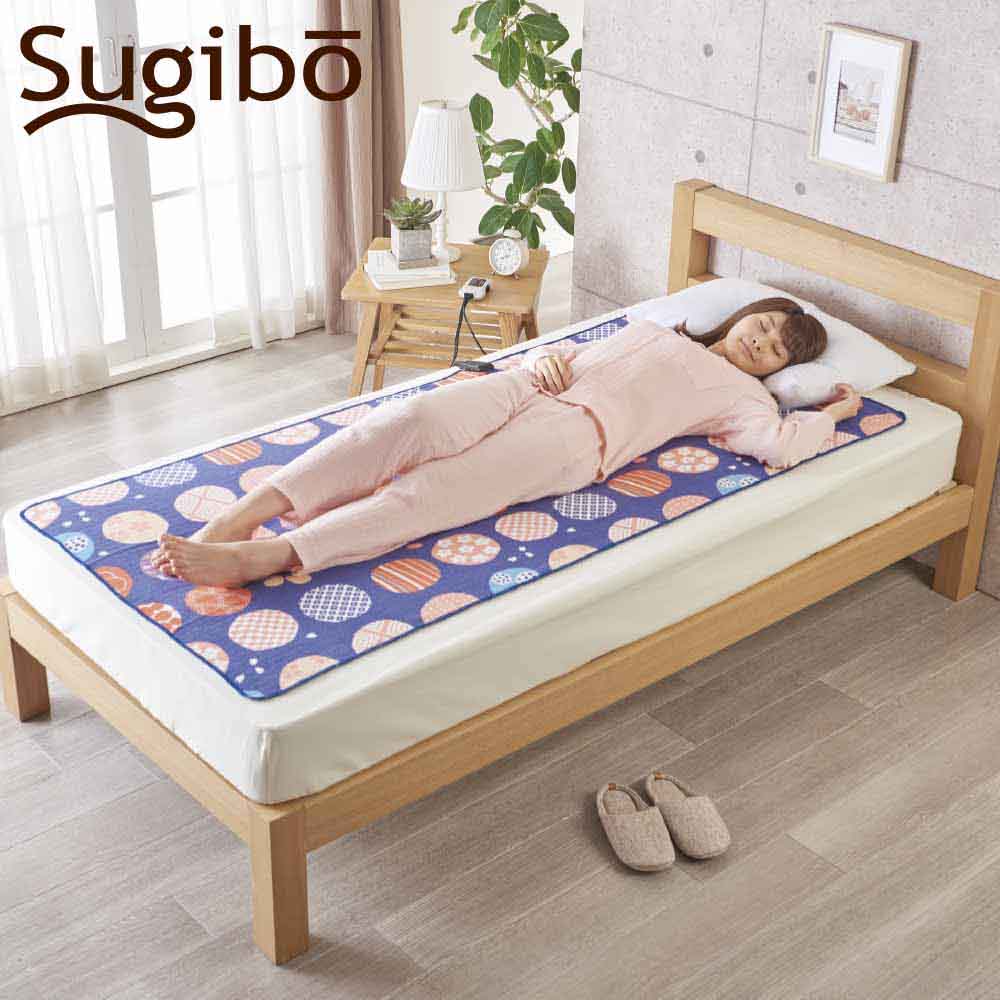 Skin-Friendly Cotton Electric Blanket - Made in Japan SB20MSL03 紺桔梗