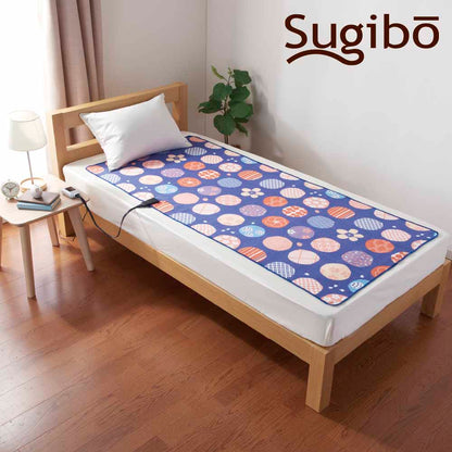 Skin-Friendly Cotton Electric Blanket - Made in Japan SB20MSL03 紺桔梗
