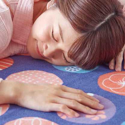 Skin-Friendly Cotton Electric Blanket - Made in Japan SB20MSL03 紺桔梗