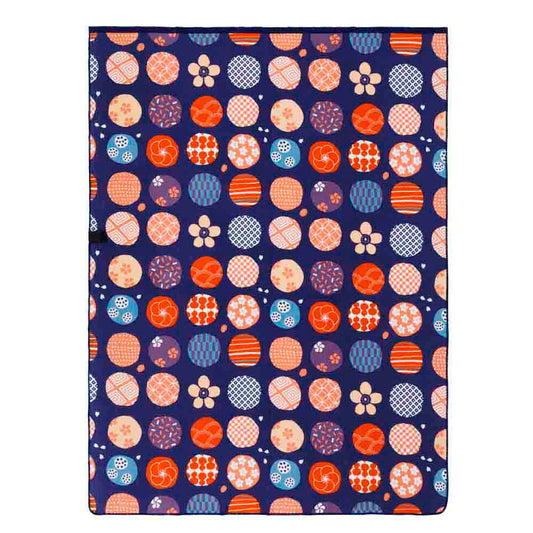 Skin-Friendly Cotton Electric Blanket - Made in Japan SB20MKWL04 紺桔梗
