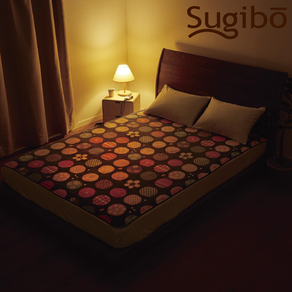 Skin-Friendly Cotton Electric Blanket - Made in Japan SB20MKWL04 紺桔梗