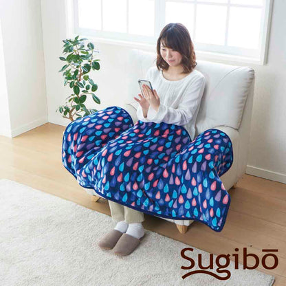 Raindrop Pattern Electric Blanket Made in Japan SB20B12 MB