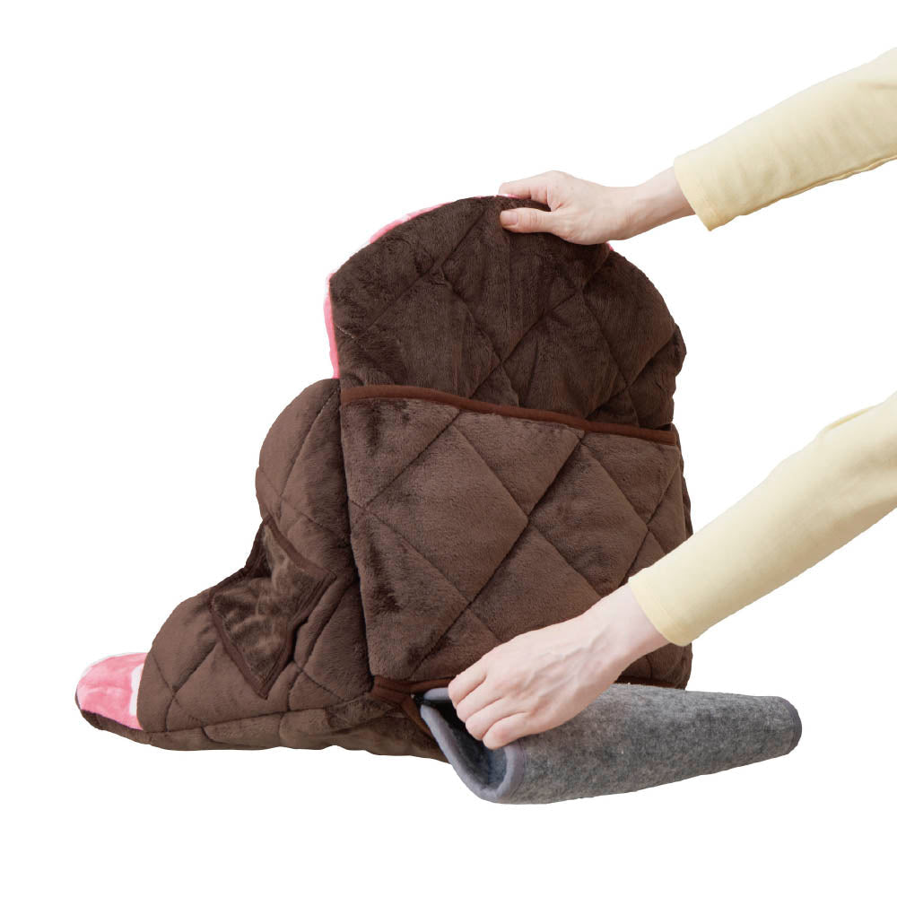 Cushion with Cover for Warm Waist Made in Japan SB-KC40 Pc