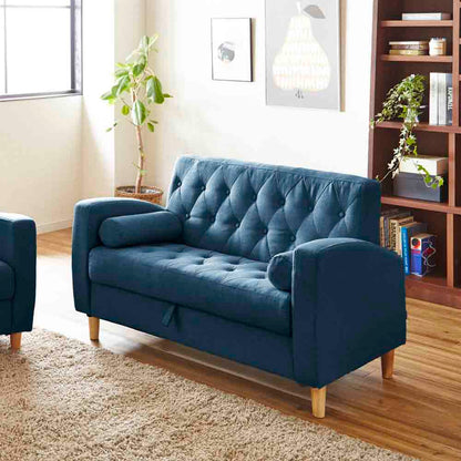 2-Seater Sofa with Storage SO-03-BL