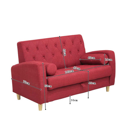 2-Seater Sofa with Storage SO-03-BR