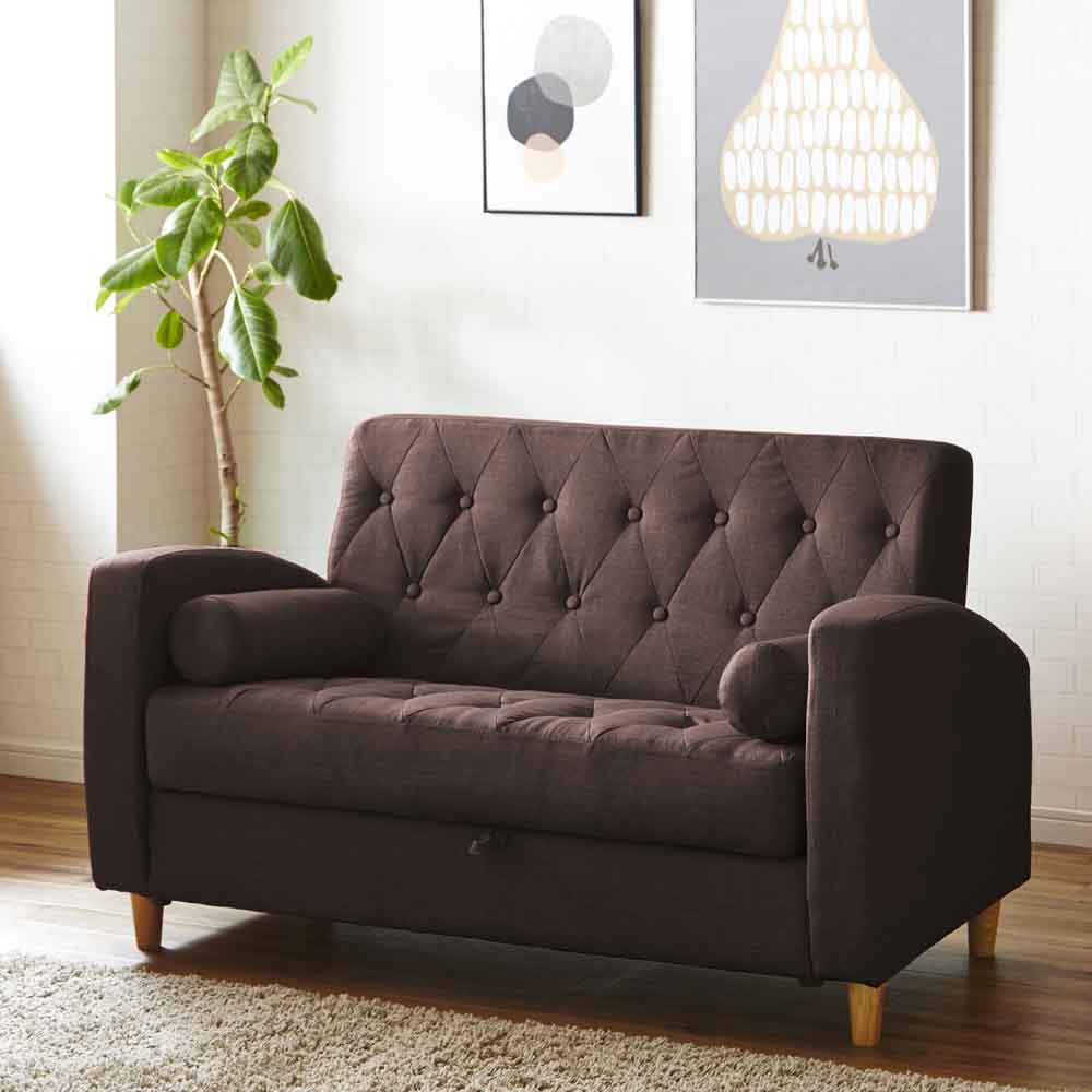 2-Seater Sofa with Storage SO-03-RED