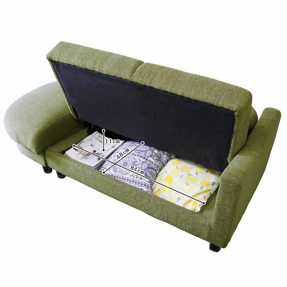 Compact Couch Sofa with Storage SO-05KDX-GR