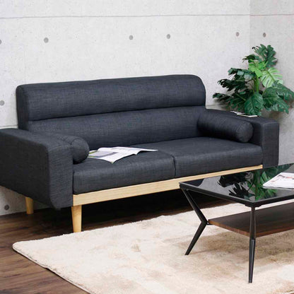 2.5-Seater Sofa with Dual Outlet SO-20-GY