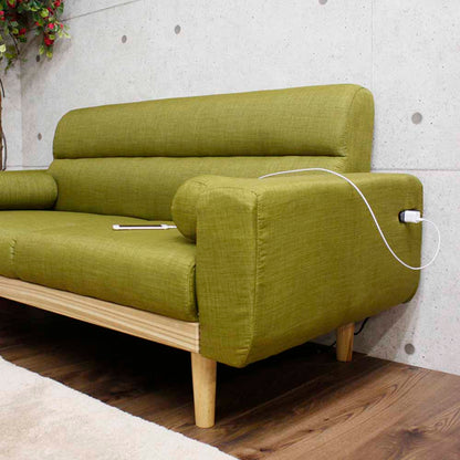 2.5-Seater Sofa with Dual Outlet SO-20-GR