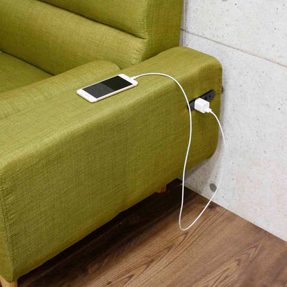 2.5-Seater Sofa with Dual Outlet SO-20-GR
