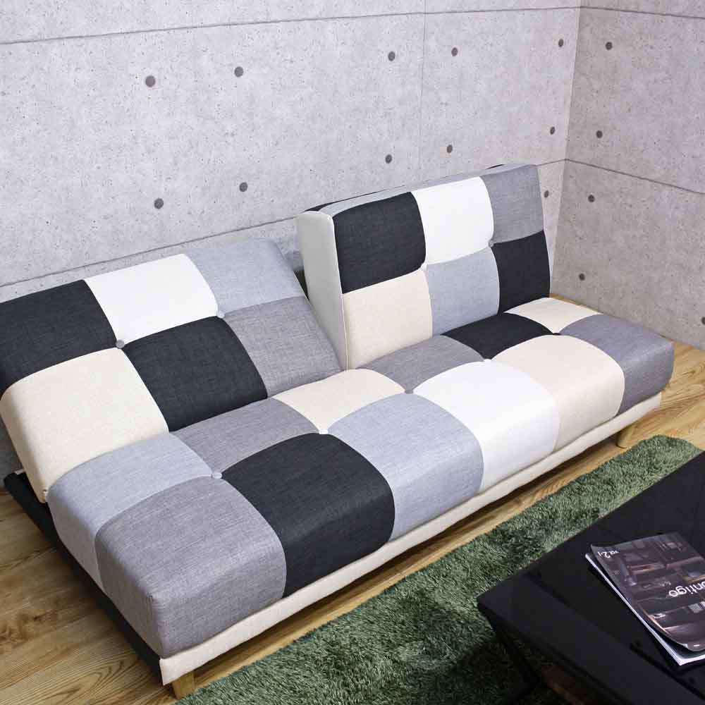 2-Way Patchwork Sofa Bed SO-32-MO