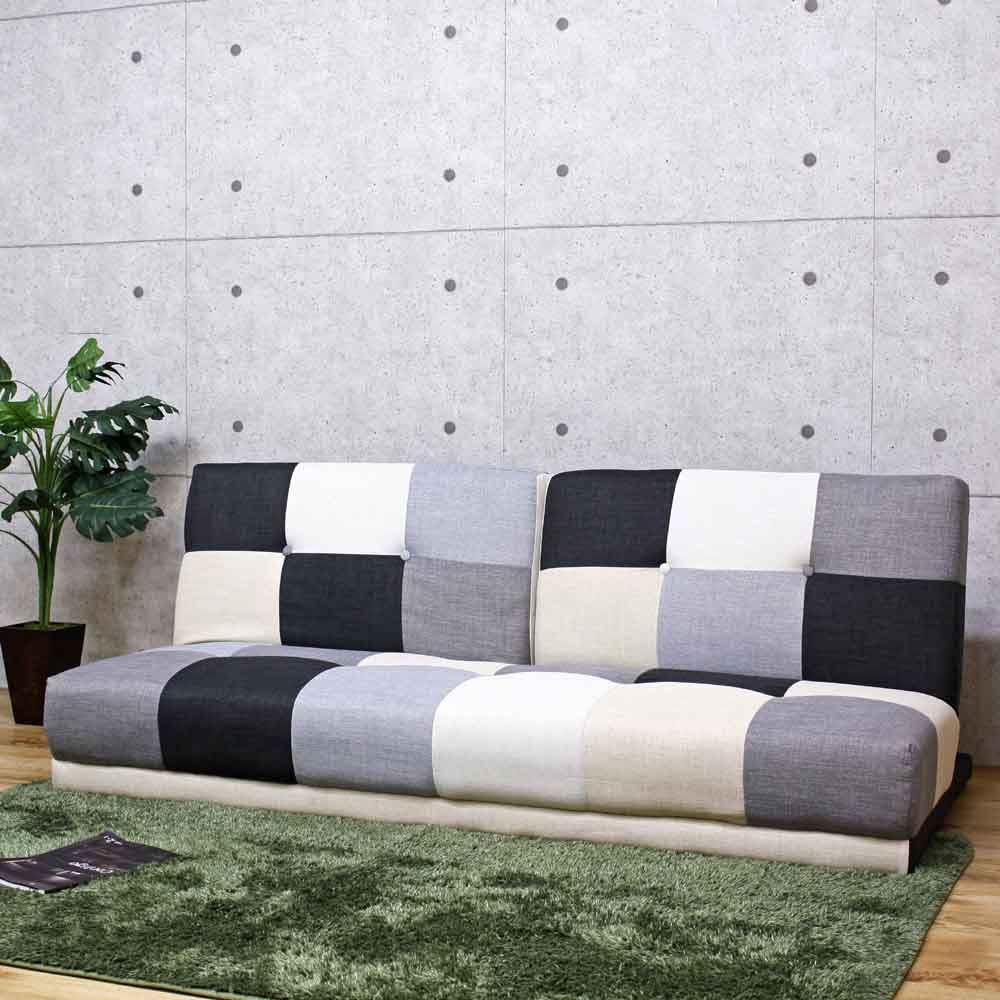 2-Way Patchwork Sofa Bed SO-32-MO