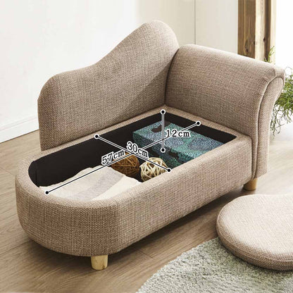 Pet Sofa with Storage PSO-KRS-BE