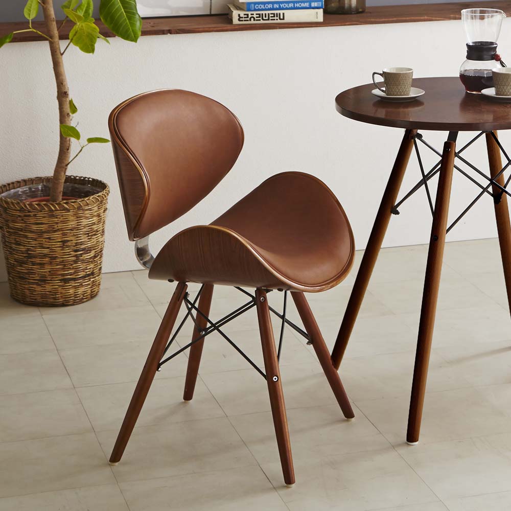 Mid-Century Style Design Chair CC-02-LBR