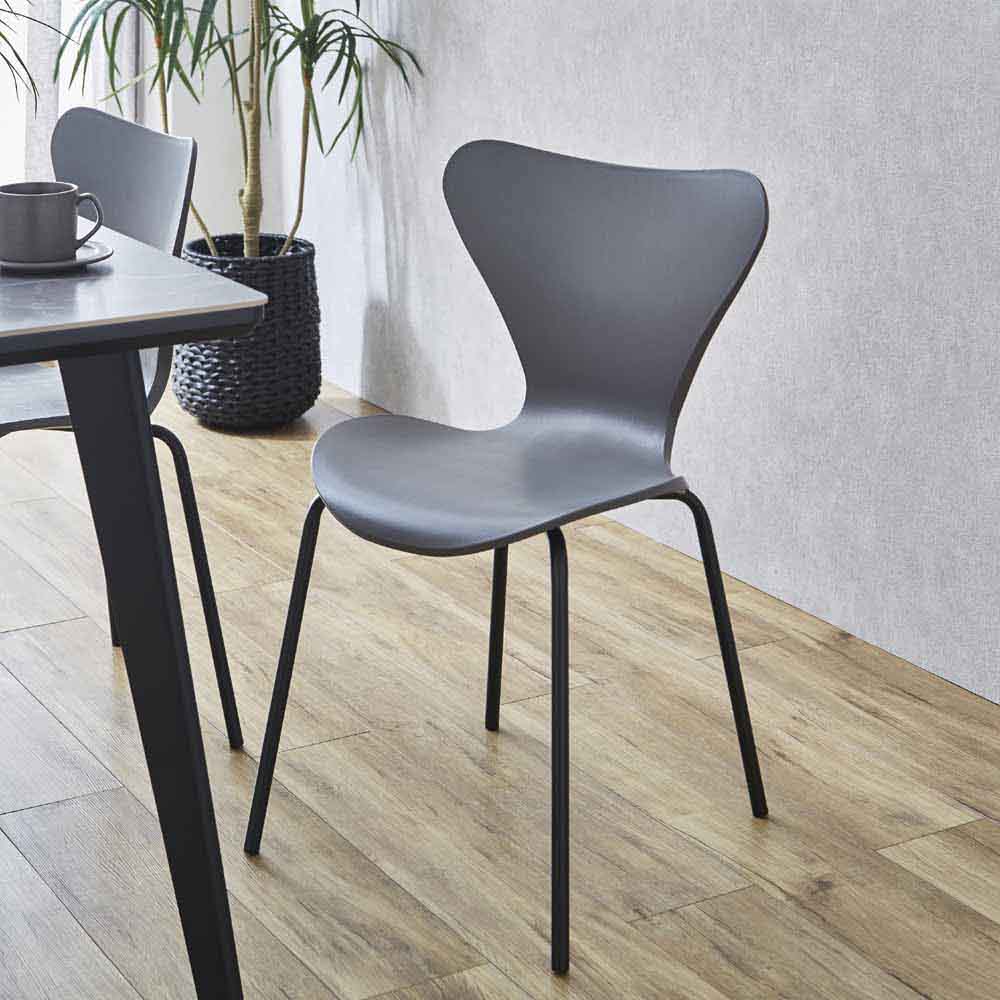 Ant Chair Set of 4 - Gray