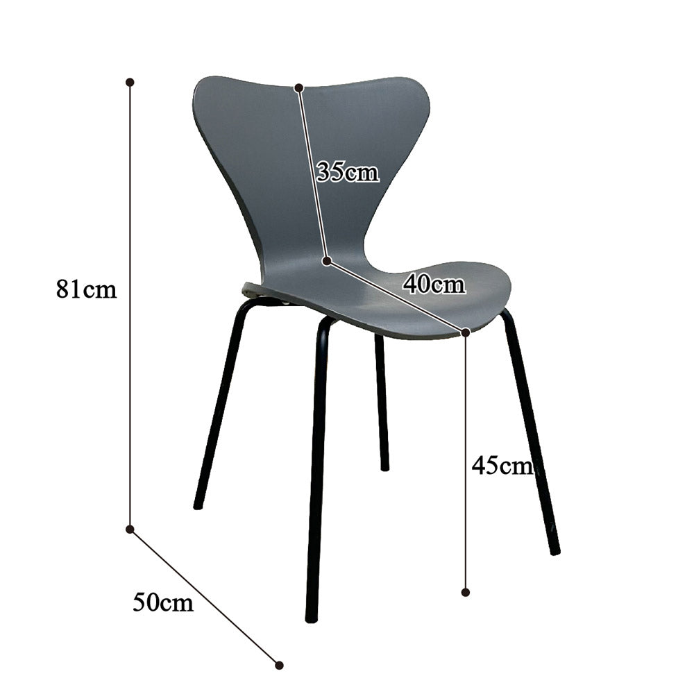 Ant Chair Set of 4 - Light Gray
