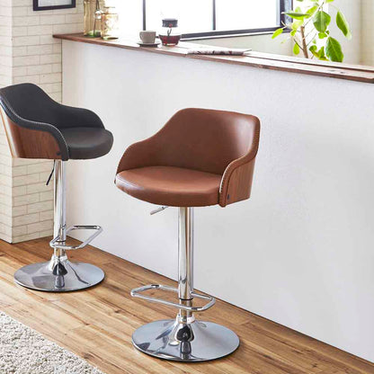 Modern Counter Chair Light Brown CC-09-LBR