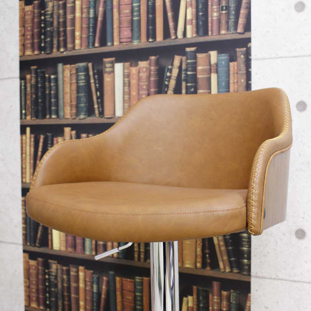 Modern Counter Chair Light Brown CC-09-LBR