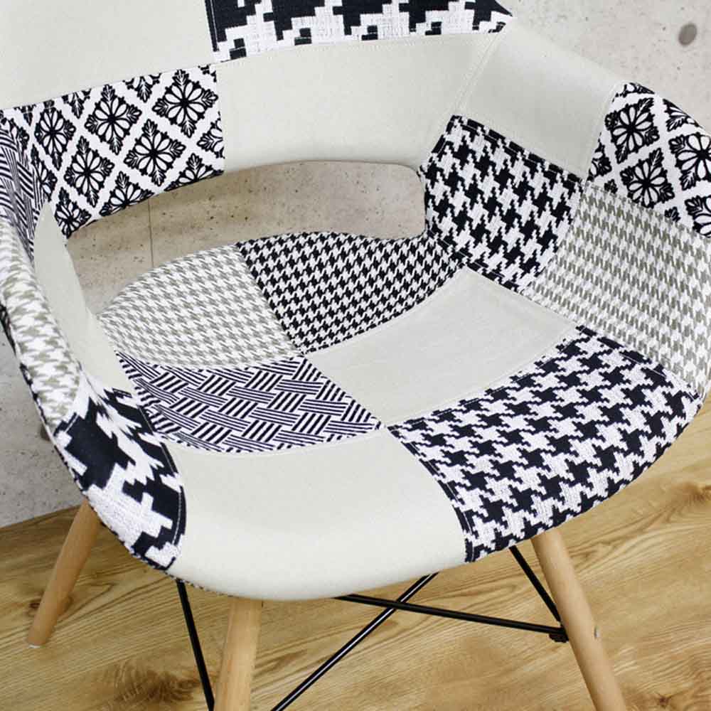Patchwork Design Chair - Monotone CC-FR-MT