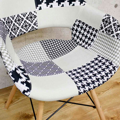 Patchwork Design Chair - Monotone CC-FR-MT