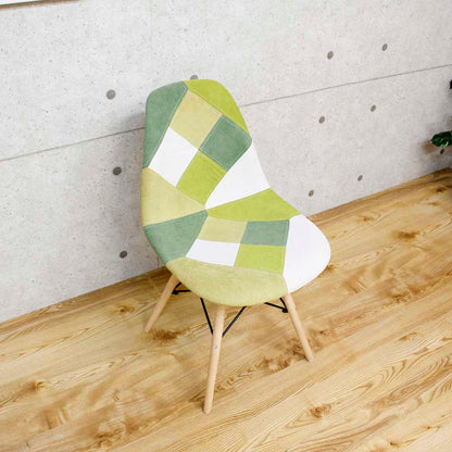 Patchwork Shell Chair - Green CC-YD-GR