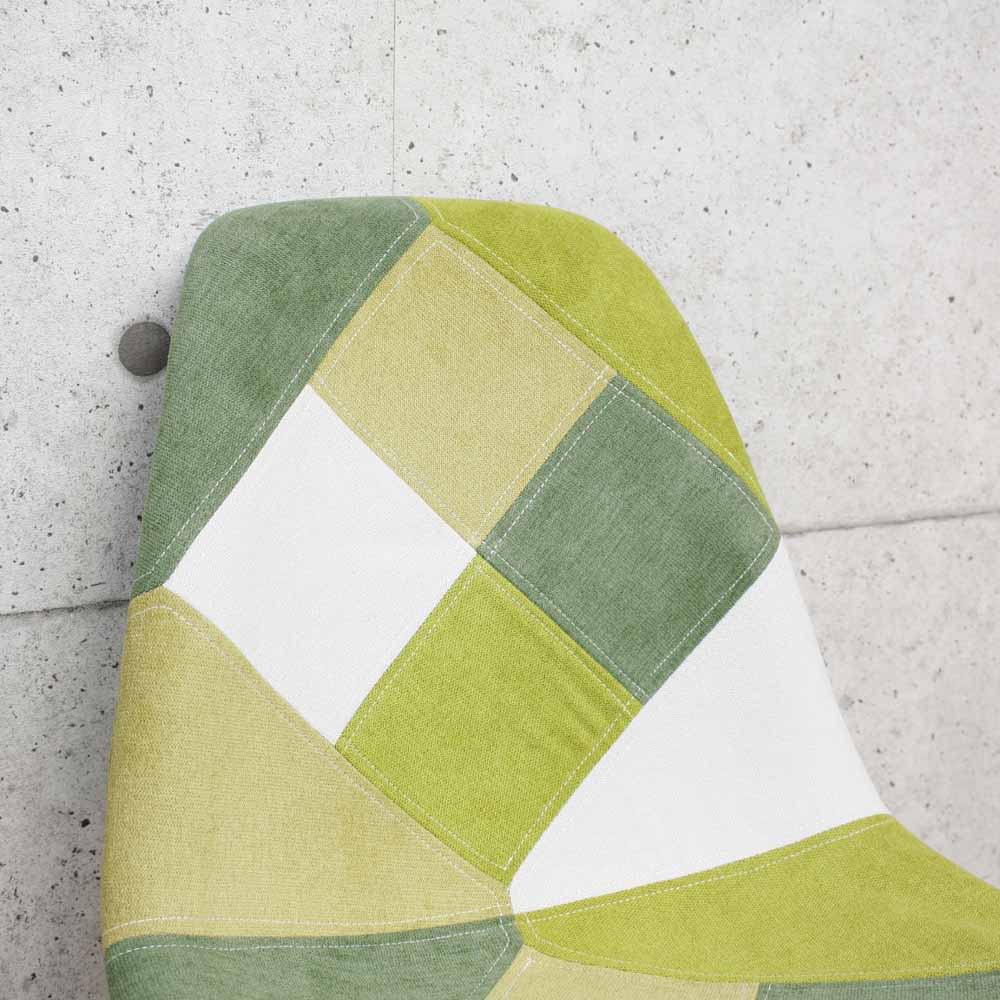 Patchwork Shell Chair - Green CC-YD-GR