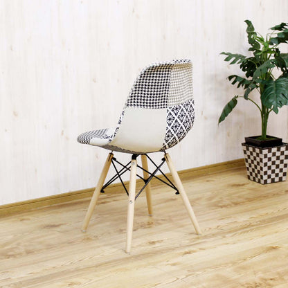 Patchwork Shell Chair - Monotone CC-YD-MT