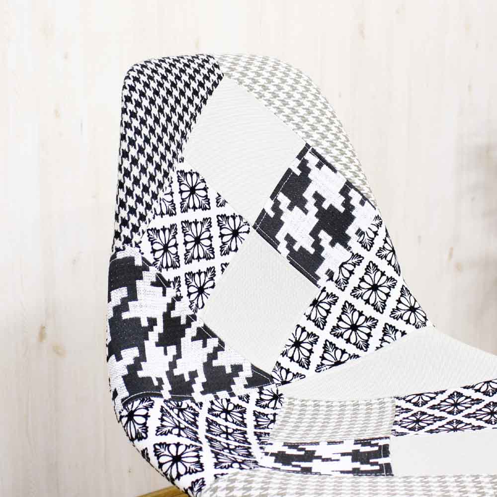 Patchwork Shell Chair - Monotone CC-YD-MT