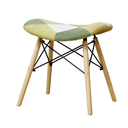 Cute Patchwork Stool Green CC-YD-ST-GR