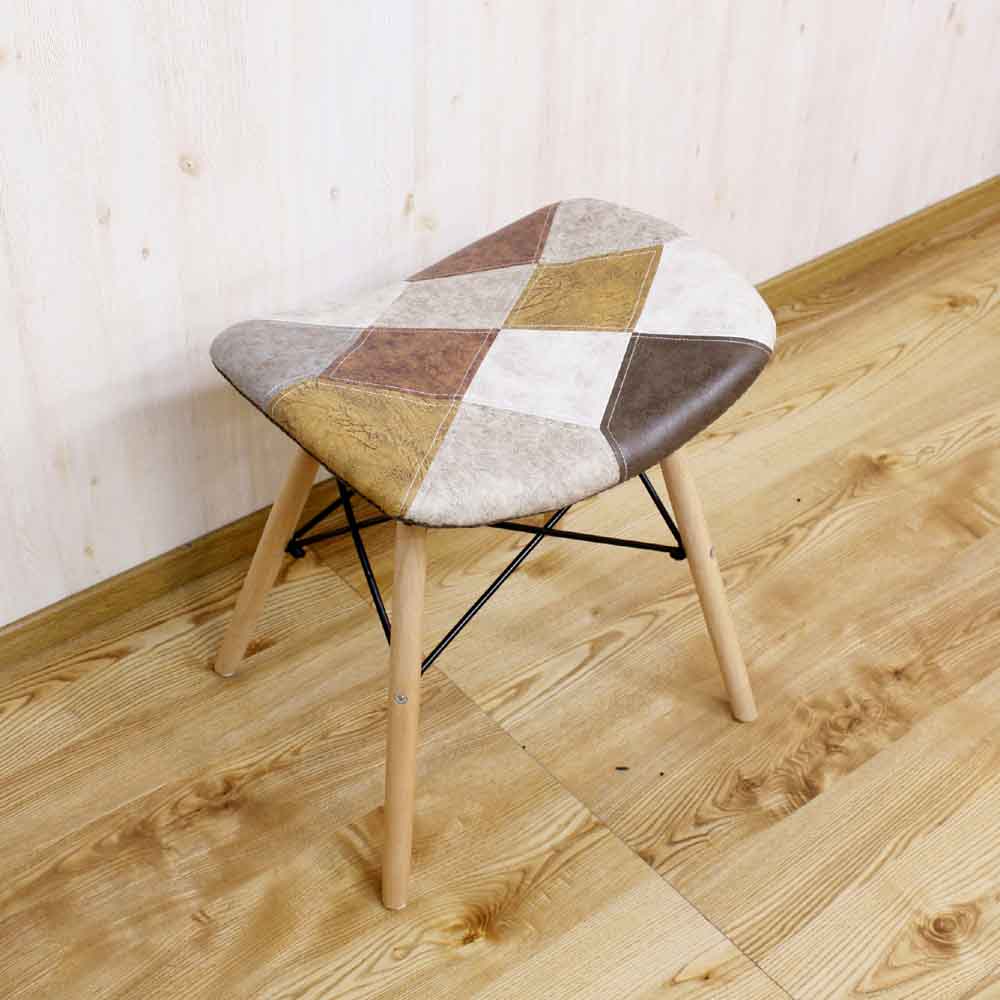 Cute Patchwork Stool Basic Color CC-YD-ST