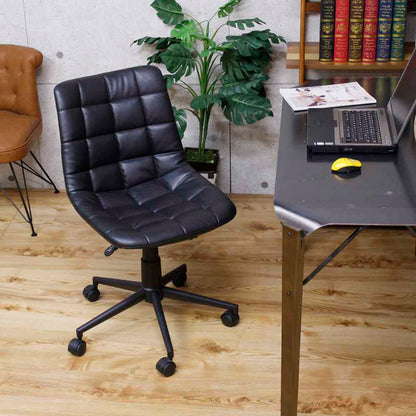 Antique Leather Style Work Chair OA-09-BK