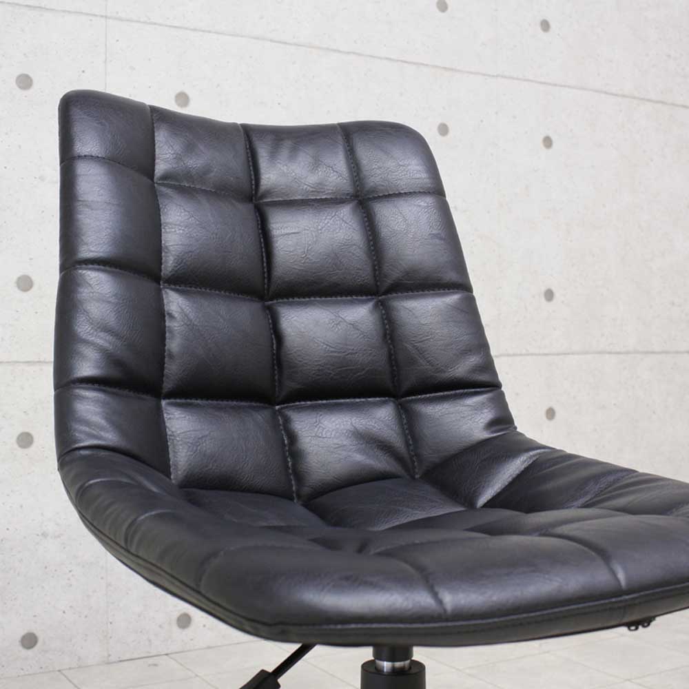 Antique Leather Style Work Chair OA-09-BK