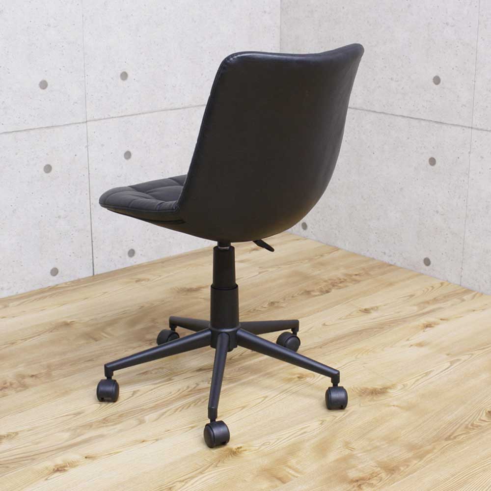 Antique Leather Style Work Chair OA-09-BK
