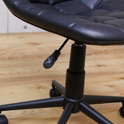 Antique Leather Style Work Chair OA-09-BK