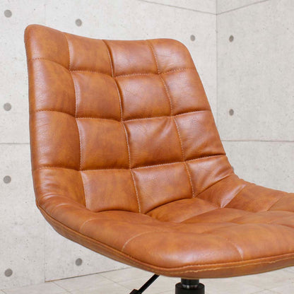 Antique Leather Style Work Chair Light OA-09-LBR